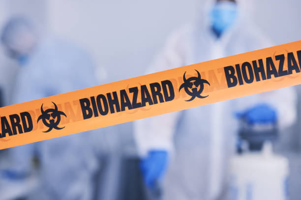 Professional Blood Cleanup technician working in Grover, CO